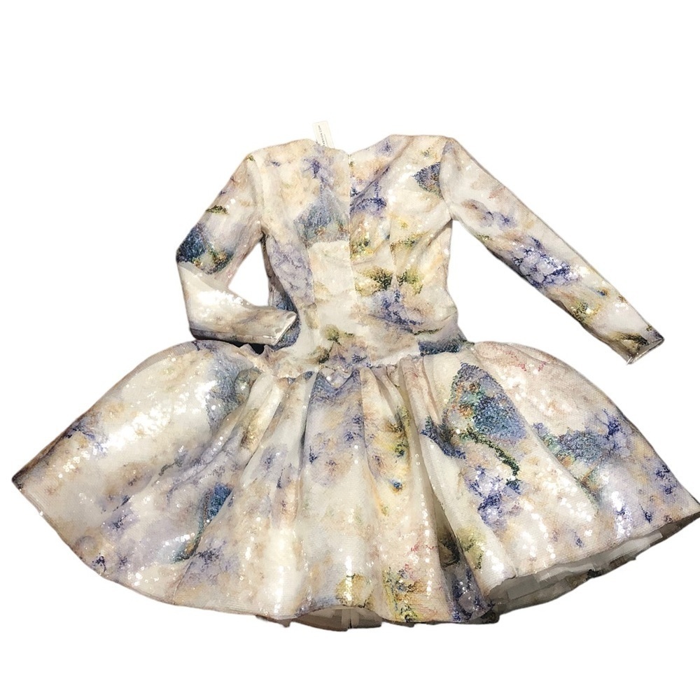 Rodarte tiered sequin tulle mini dress NWT - Picture 10 of 15